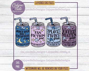 Reader svg, Bookish Soda Pop svg, Bookish svg, Bücherwurm svg, Buch-Bundle, Bookish Bundle, Soda svg, Bücher, Nur noch ein Kapitel svg PNG