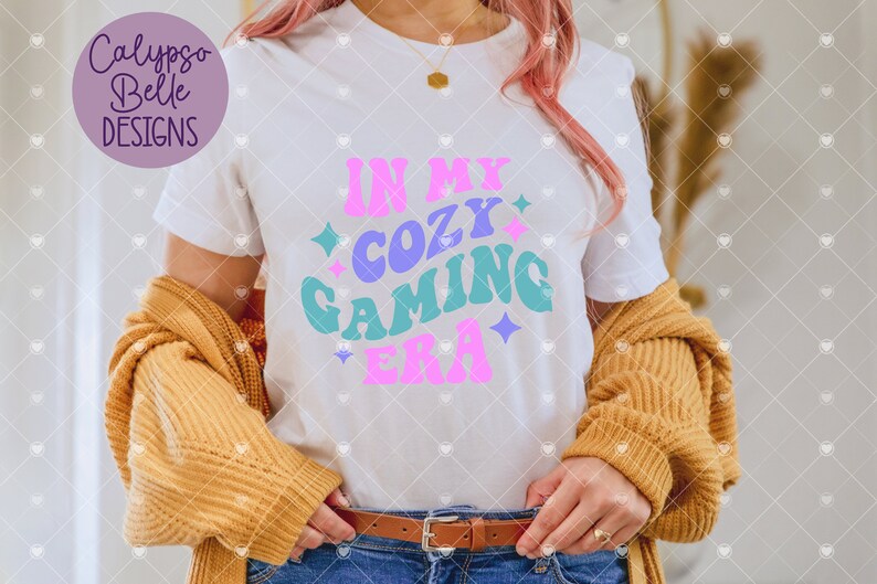 In My Cozy Gaming Era svg / Era svg / Cozy Gamer svg / Cozy Gaming svg / Gamer Girl svg / Retro Gamer Png / Trendy svg / Pocket SVG PNG image 4
