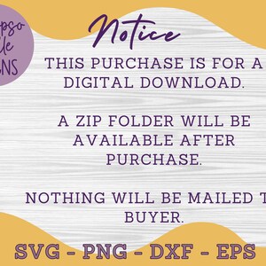 Pu&ograve; includere: Avviso: Questo acquisto &egrave; per un download digitale. Una cartella zip sar&agrave; disponibile dopo l'acquisto. Niente verr&agrave; spedito all'acquirente. SVG - PNG - DXF - EPS