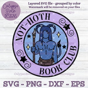 Not-Hoth Book Club svg, Sci Fi Romance svg, Not-Hoth svg, Reader svg, Alien Smut svg, Ice Planet Barbarians svg, Ruby Dixon, IPB, Smut svg