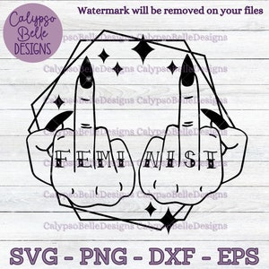 Feminist svg / Fuck the patriarchy svg / Tattoo Feminist / Emo Gothic svg /Girl Power svg / Frauenrechte SVG, PNG, EPS, Cut File