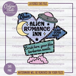 Svg livre romanesque motel, svg livresques, livre Svg romanesque, rétro motel png, lecteur Smut, livre svg, autocollant livresques, Alien Smut, science-fiction romane