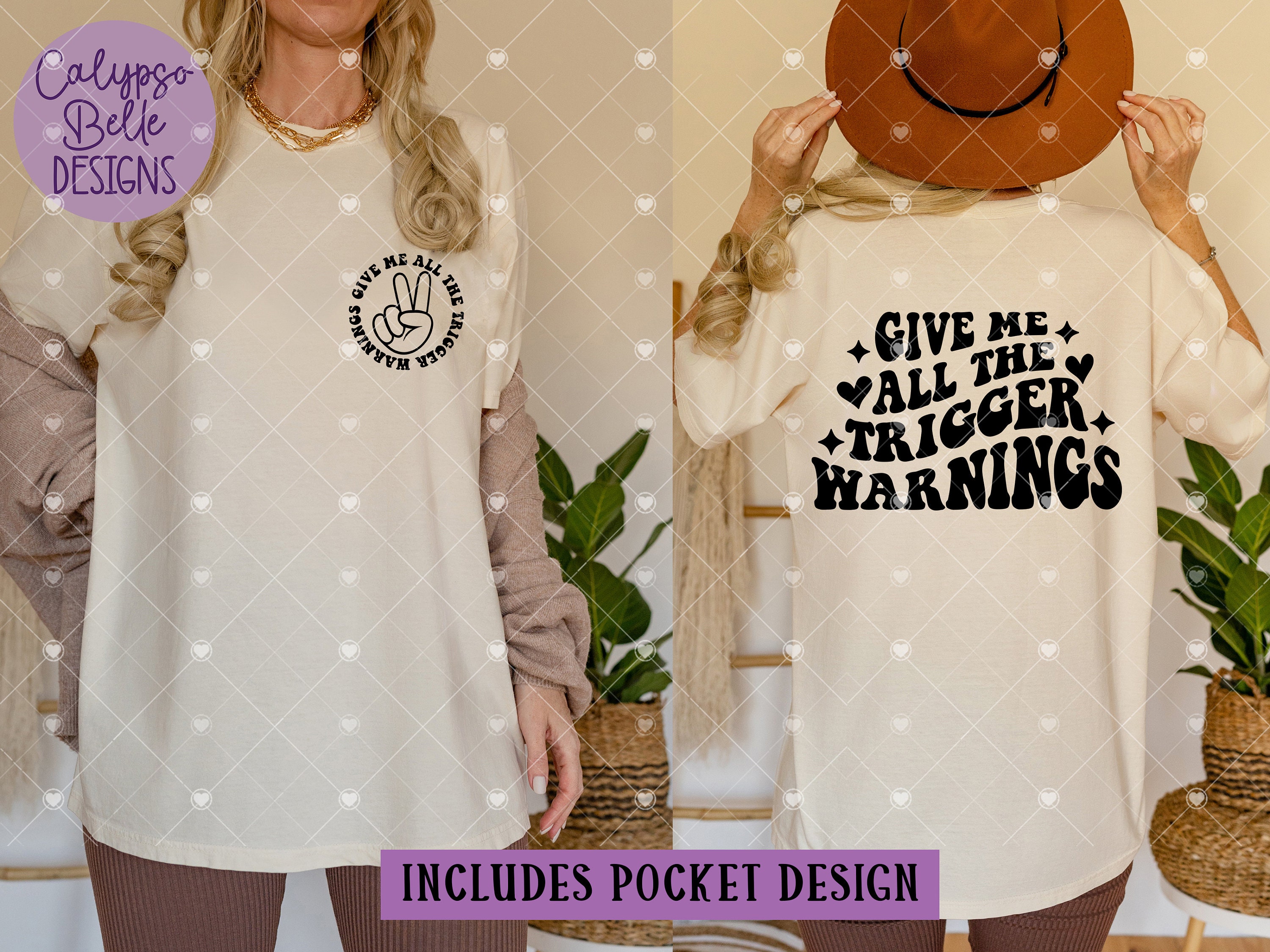Give Me All the Trigger Warnings Svg / Reader Svg
