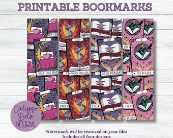 Tarot Card Bookmarks / Spicy Bookmarks / Digital Printable Bookmarks / Digital Bookmark / TBR Bookmark / Smut Bookmarks, Smutty Bookmark PNG