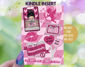 Smut Romance Reader Kindle Insert: Clear Case Cover (Digital Download)