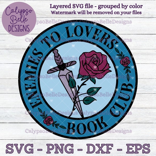 Enemies to Lovers Book Club svg / Romance Smut book svg / Smut Book Club svg / Enemies to lovers svg / Book tok svg / Smut slut SVG PNG, EPS