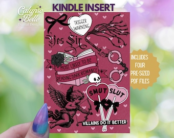 Morally Grey Kindle Insert: Dark Romance E-reader Cover (Digital Download)