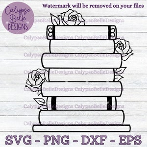 Pilha de livros em branco svg, Romance Smut book svg, Book Stack svg, Romance Reader, Smut reader, amante de livros, livro svg, prateleira svg png