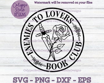 Feinde für Liebhaber Buch Club svg / Romantik Smut Buch svg / Smut Book Club svg / Feinde für Liebhaber svg / Buch Tok svg / Smut Schlampe SVG PNG, EPS