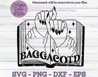 BAGGACOTD svg / STFUATTDLAGG svg / Romance Smut book svg / Good Girl svg / Book tok svg / Kinky svg, Naughty svg, Smut reader SVG png