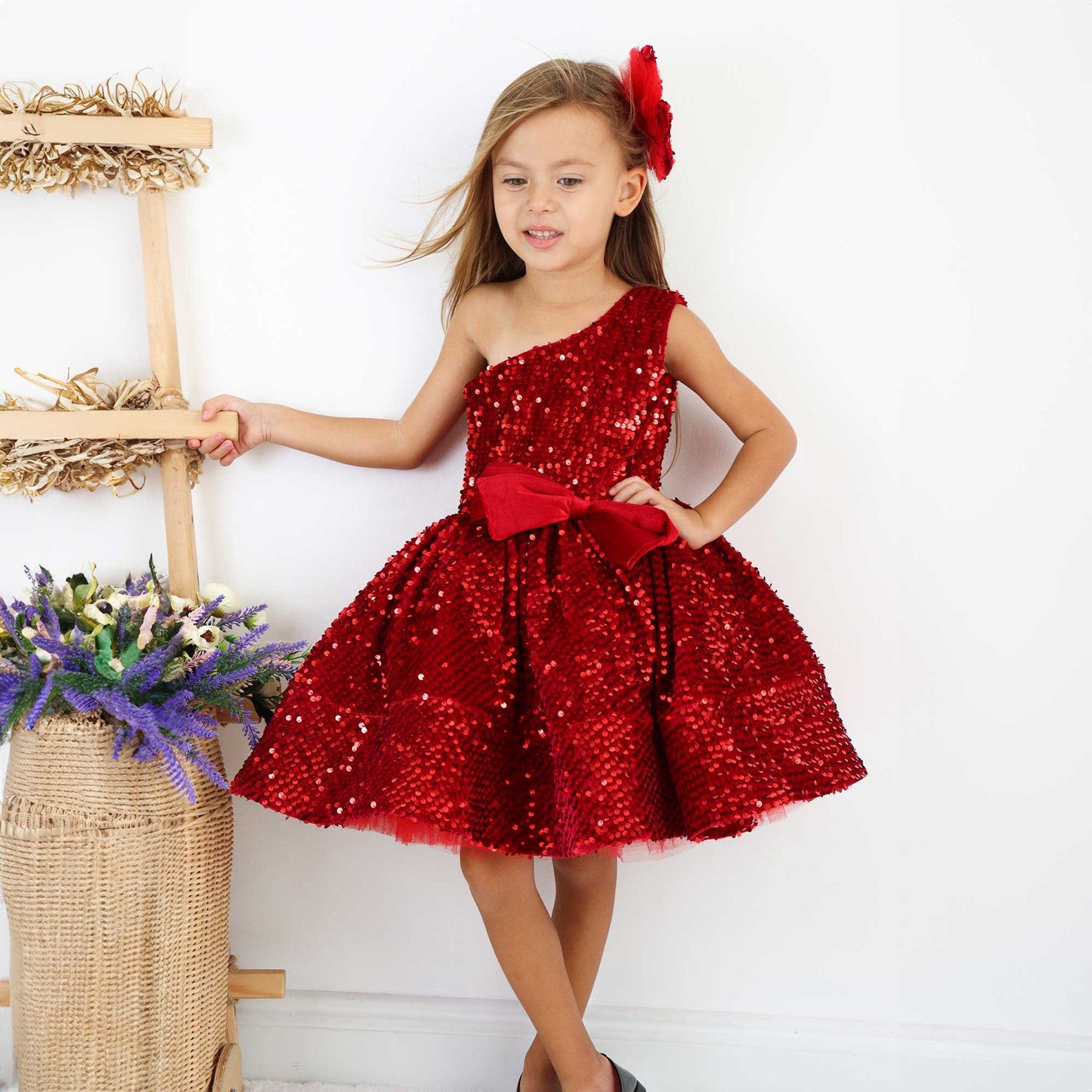 ae crochet dress Aliane – Retrofete Size:S - M Blush Pink Junior Bridesmaid magicfit