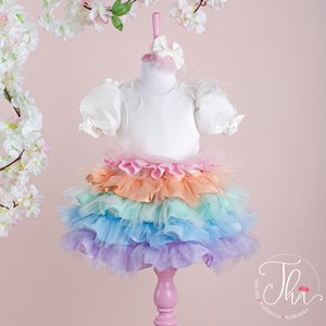 Flower Girl Dress, Baby Girl Dress Special Occasion, Unicorn First Birthday Dress, Fairy Dress, Disney Princess, Pageant Dress