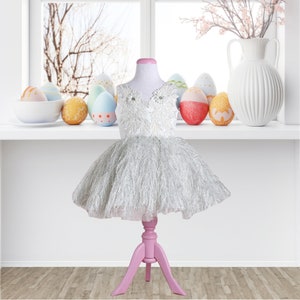 Sparkle Fairy Easter Dress, Little Angel&#39;s Easter Gown, Easter Fairytale Princess Dress, First Easter Outfit for Baby, Magical Easter Outfit