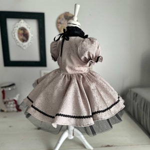 Vintage High Low Square Neckline Floral Holiday Dress Birthday Dresses Birthday Outfits SD1307