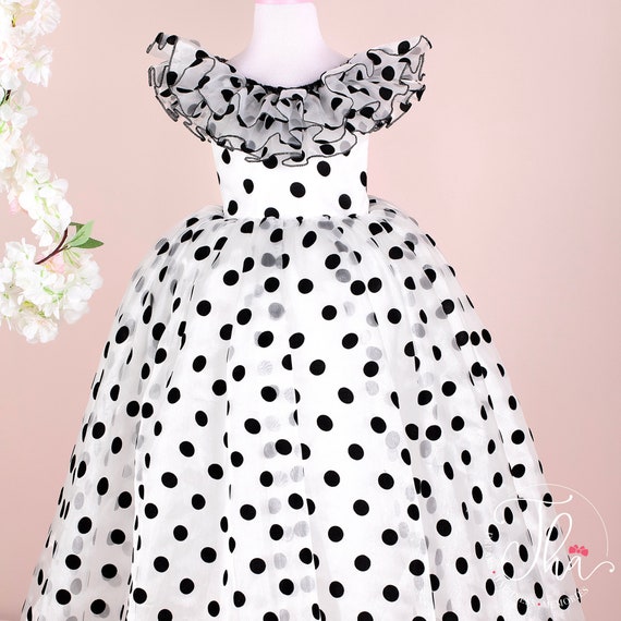 graduation dress polka dot Linen Polka Dot Bow Tie Dress,Graduation Dresses