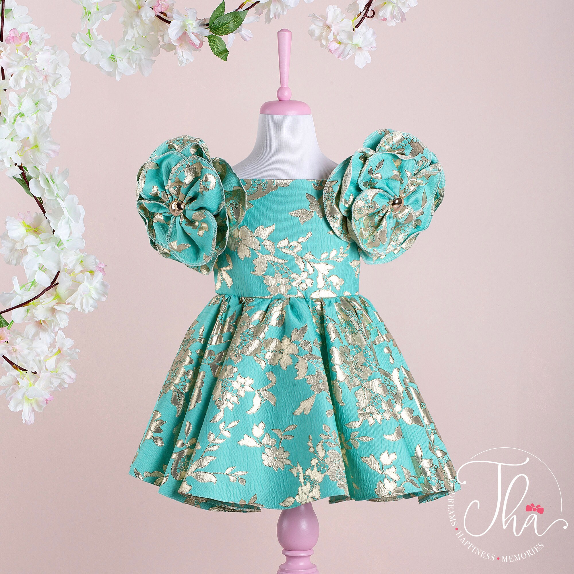 mint green easter dress Proper Peony Girls Mint Green Check Embroidered Easter Basket Dress