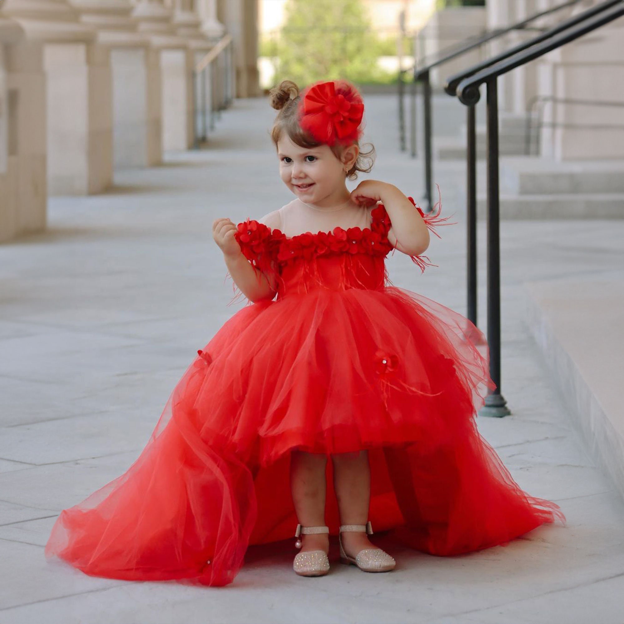 Red cinderella dress hot sale