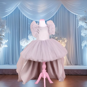 Fairy Prom Dress, Silver Prom Dress, Graduation Dress for Girls, Plus Size Prom Dress Ball Gown, Hi Low Prom Dress, Cocktail Dress