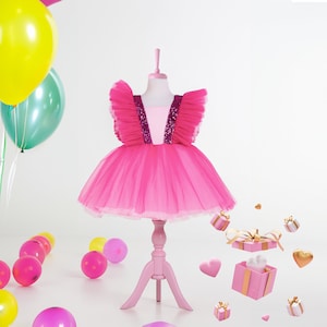 Girl Birthday Dress Special Occasion, First Birthday Dress, Toddler Birthday Dress for Girl, Fairy Birthday Dress, Princess Birthday Dress