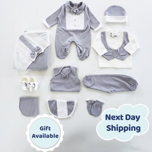 Baby Boy Coming Home Outfit, Newborn Boy First Outfit, Baby Welcome Home Outfit, Newborn Baby Boy Clothing Set, Baby Shower Gift Boy