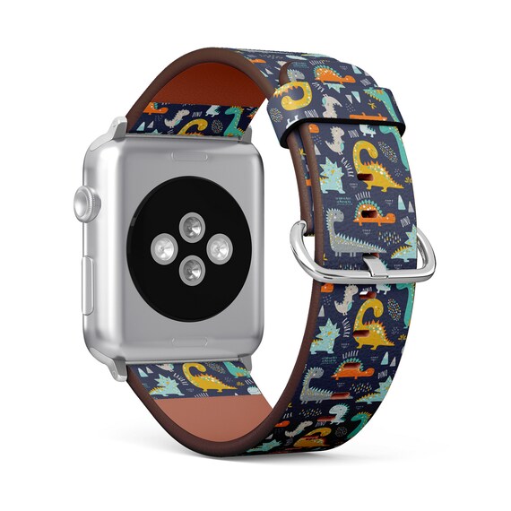 Cute Funny Kids Dinosaurs Print, Apple Watch Band 38mm 40mm