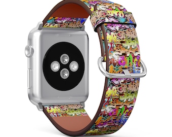 【LLOYD】Funky Mood Leather Apple Watch Strap Corrugated Leather Apple Watch Strap – Bond Street Bands