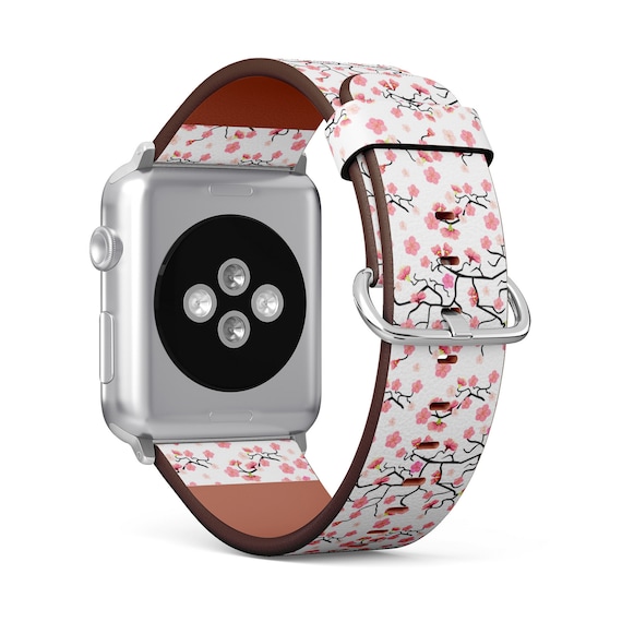 Sakura Cherry Blossom Print, Apple Watch Band (38mm / 40mm  display picture 3