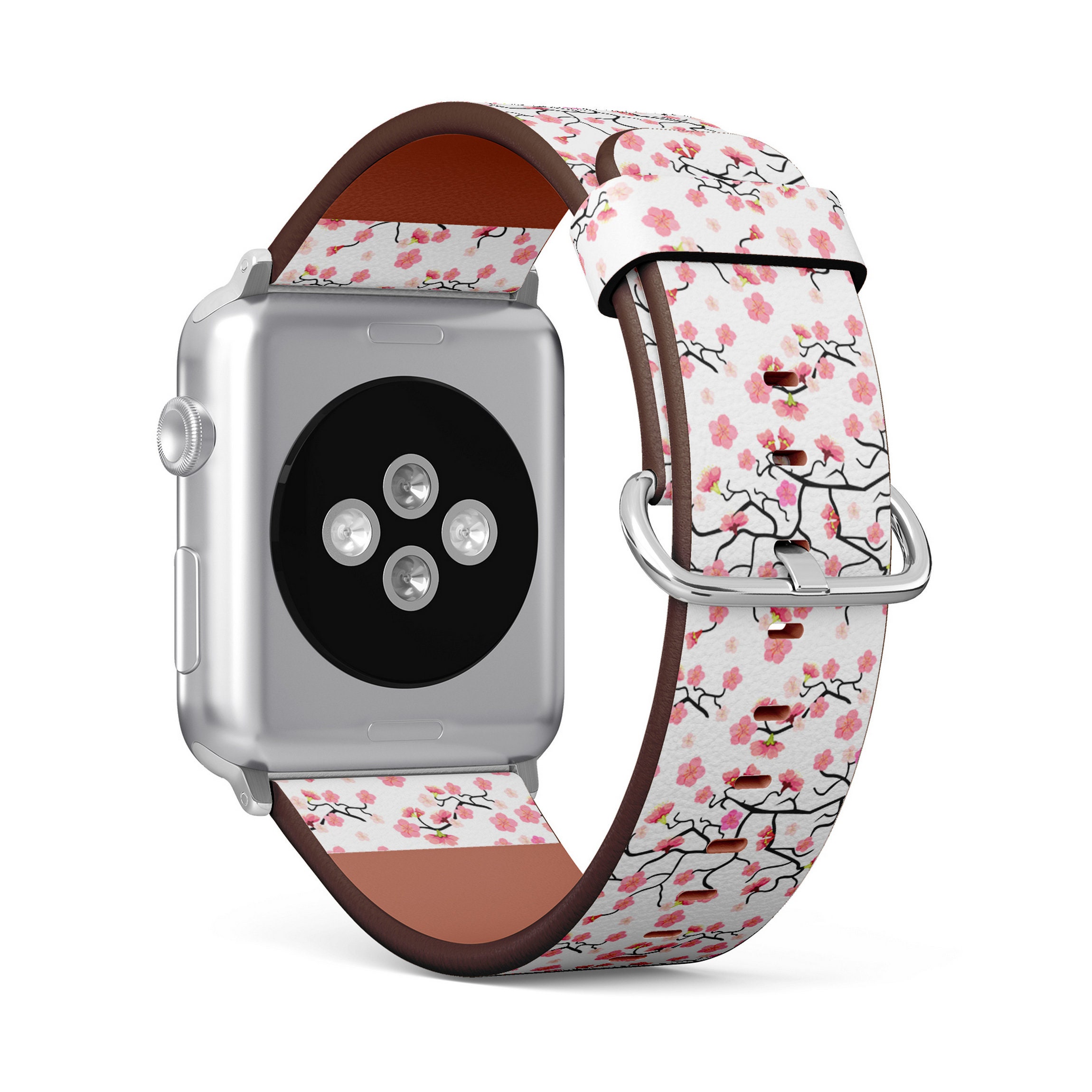 Sakura Cherry Blossom Print, Apple Watch Band (38mm / 40mm / 41mm