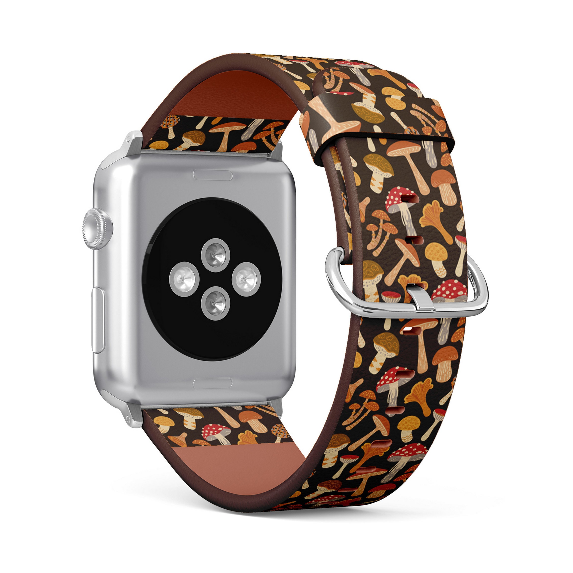 Mushroom Chain Bracelet with Vintage Gold Watch Celestial 35mm Nova Slim Mushroom & Gold Bracelet Watch  main image 3