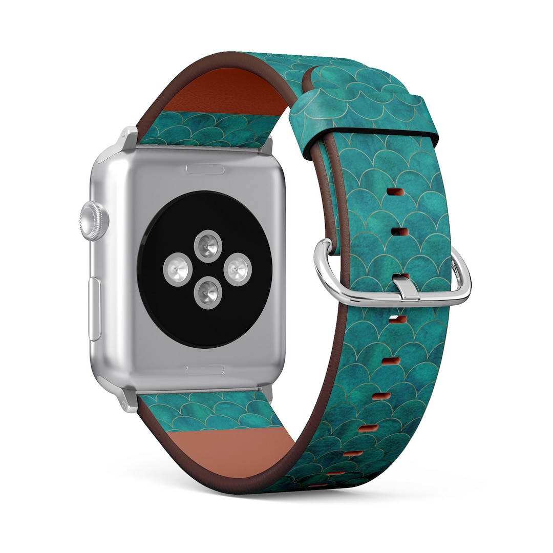 Mermaid Fish Scale Print, Apple Watch Band (38mm / 40mm  display picture 3