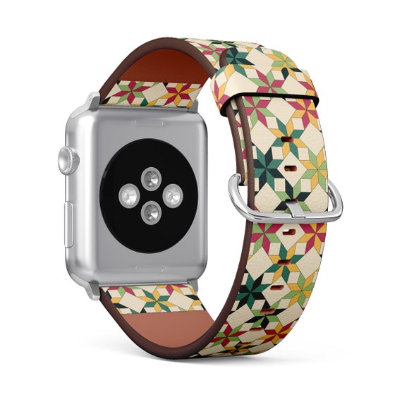 Quilt Pattern Print, Apple Watch Band (38mm 40mm 41mm 42mm