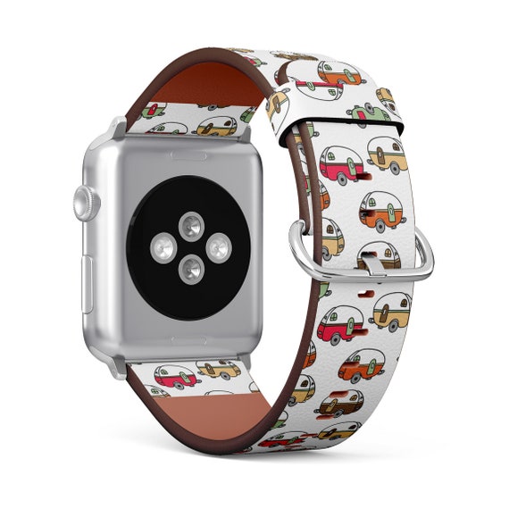 Retro Camping Camper Print, Apple Watch Band (38mm / 40mm  display picture 3
