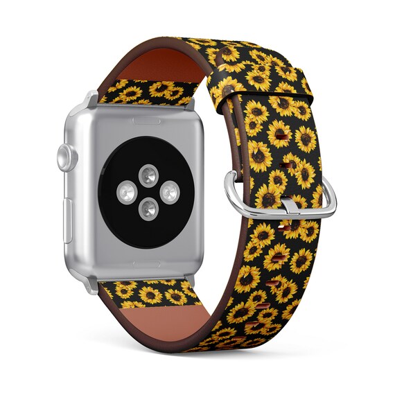 Watch Series Sunflower Apple Watch Band 42mm Sunflower Print - Main Image