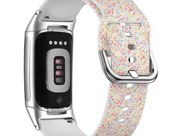 Cinturino In Acciaio Inox E Resina Per Fitbit Sense, Versa 3, 2, SE &ndash; Lusso