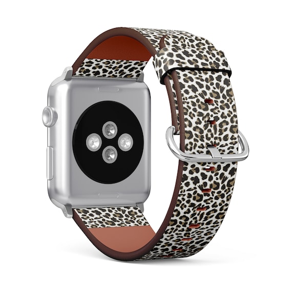 Leopard Design Print Apple Watch Band 38mm 40mm 41mm 42mm