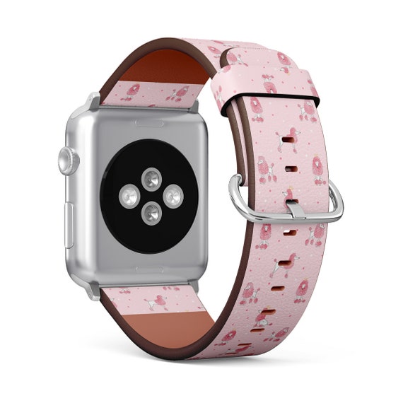 Michele Animal print fur Watchband Pink and brown 12 mm Michele Animal print fur Watchband Pink and brown 12 mm main image 4