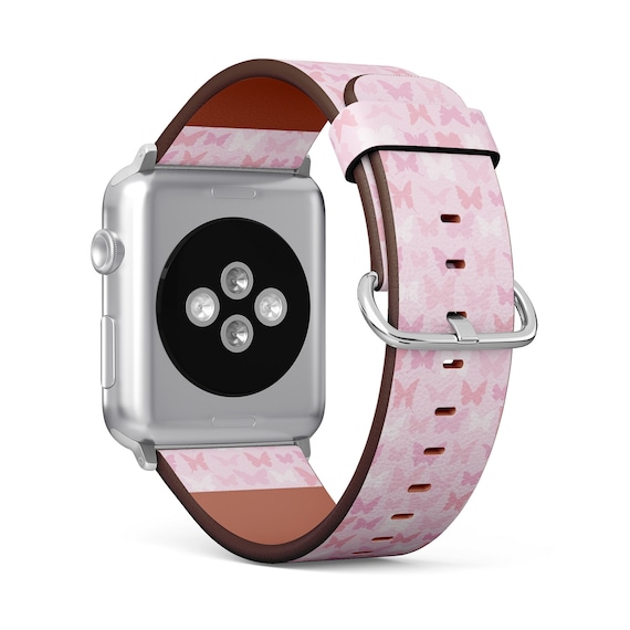 Beautiful Pink Butterfly Print, Apple Watch Band (38mm  display picture 3