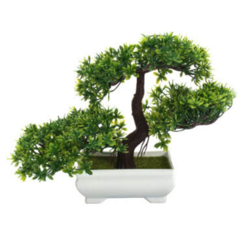Bonsai Tree in Square Pot Artificial Plant Indoor Decoration - Etsy