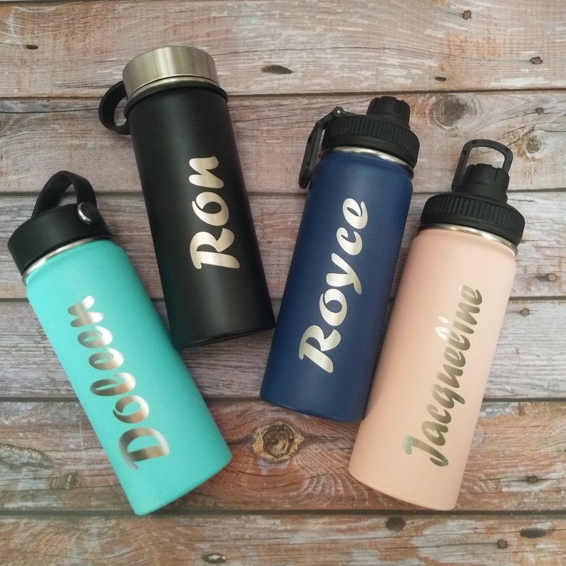 WATER BOTTLE STAINSTEEL /personalized Water Bottle, 18oz/groomsmen Gift ...