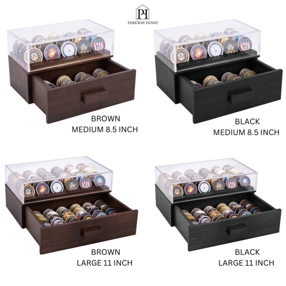 303 Pcs Coin Collecting Supplies 3 Pcs 2 x 2 Inch Coin Storage Boxes for  Coin Co