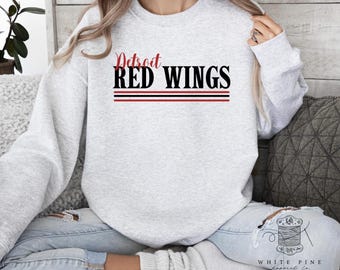Sudadera con capucha de hockey de Detroit - Ropa deportiva unisex
