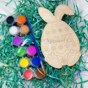 Personalized Easter Craft | Easter Basket Gift | Childs Easter Craft | Easter Paint Kit | Custom Easter Gift