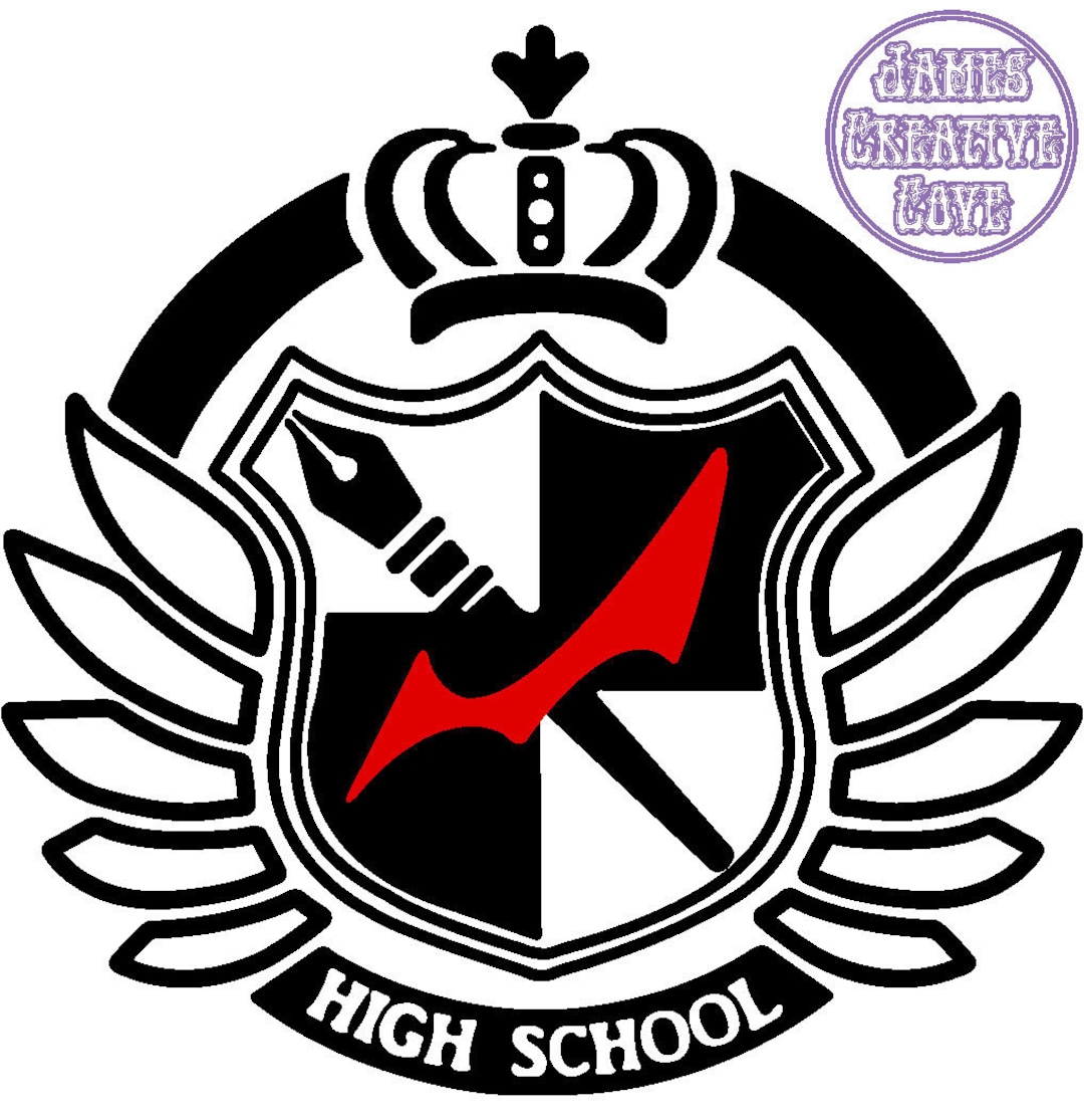 Danganronpa High School Logo - Etsy