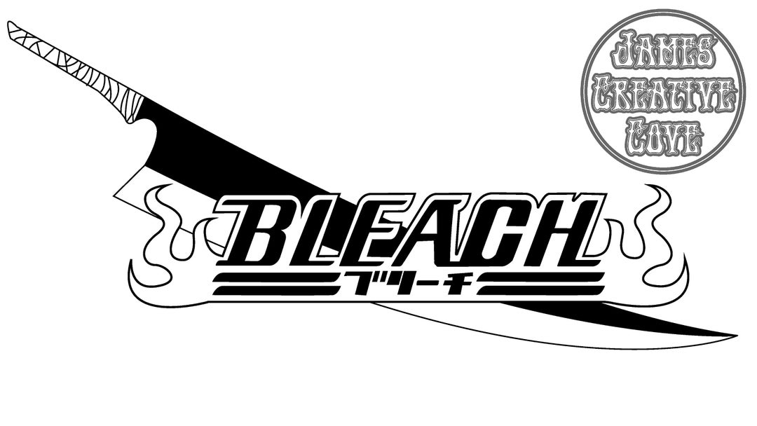 Bleach Zangetsu Vector Logo Etsy