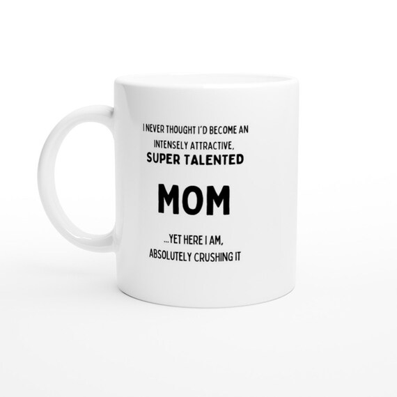 ThisWear Funny Mom Birthday Gifts Mom Nutritional Facts Mug 1 Awesome Mom  Cup 15oz Coffee Mug 