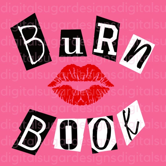Burn Book Mean Girls Bachelorette Party SVG PNG Digital File | Etsy Ireland