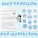 Blue.y Scavenger Hunt Game Bundle for Kids, Birthday Party Favor, Bluey ...