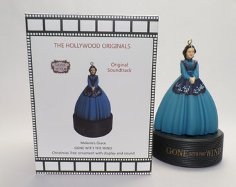 Gone with the Wind Christmas Ornament - Similar to Hallmark- "Melanie's Grace" with original soundtrack!