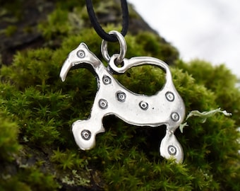Silver 925 Norse Necklace Pendant Replica, Horse with Sun Symbols, Handmade Scandinavian Jewelry, Sustainable Gift for Viking