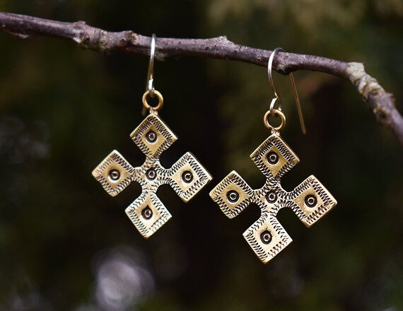 Etsy cross deals earrings